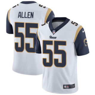 Nike Rams #55 Brian Allen White Men's Stitched NFL Vapor Untouchable Limited Jersey
