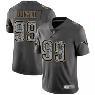 Nike Rams 99 Aaron Donald Gray Camo Vapor Untouchable Limited Jersey