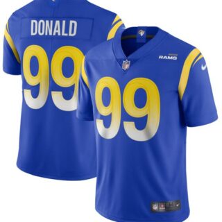 Nike Rams 99 Aaron Donald Royal 2020 New Vapor Untouchable Limited Jersey