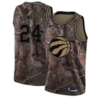 Nike Raptors #24 Norman Powell Camo Youth NBA Swingman Realtree Collection Jersey
