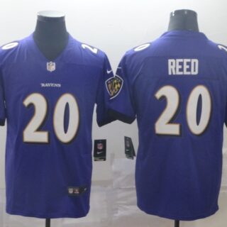 Nike Ravens 20 Ed Reed Purple Vapor Untouchable Limited Jersey