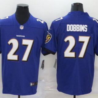 Nike Ravens 27 J.K. Dobbins Purple Vapor Untouchable Limited Jersey