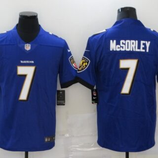 Nike Ravens 7 Trace McSorley Purple Vapor Untouchable Limited Jersey