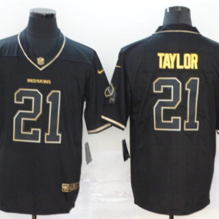 Nike Redskins 21 Sean Taylor Black Gold Vapor Untouchable Limited Jersey