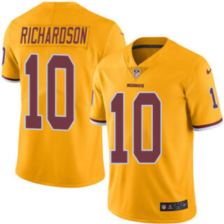 Nike Redskins #10 Paul Richardson Gold Men's Stitched NFL Limited Rush Jersey