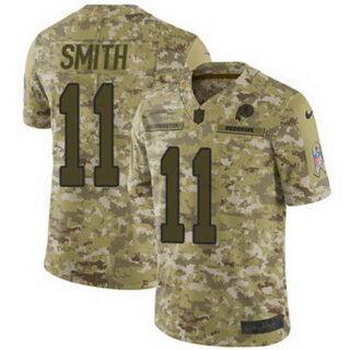 Nike Redskins #11 Alex Smith Camo Youth Stitched NFL Limited 2018 Salute to Service Jersey
