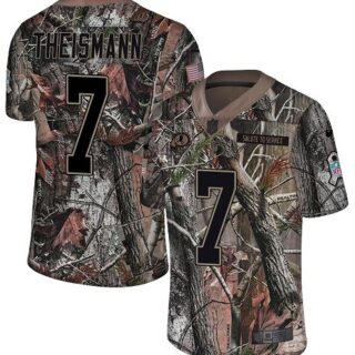 Nike Redskins #7 Joe Theismann Camo Men's Stitched NFL Limited Rush Realtree Jersey