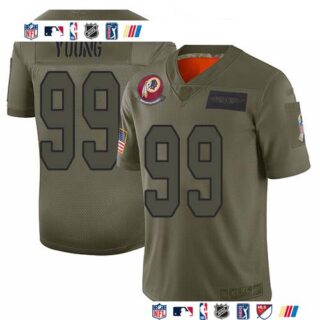 Nike Redskins #99 Chase Young Camo Men's Stitched NFL Limited 2019 Salute To Service Jersey