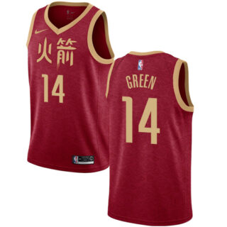 Nike Rockets #14 Gerald Green Red NBA Swingman City Edition 2018 19 Jersey