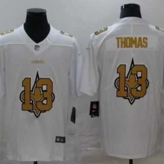 Nike Saints 13 Michael Thomas White Shadow Logo Limited Jersey