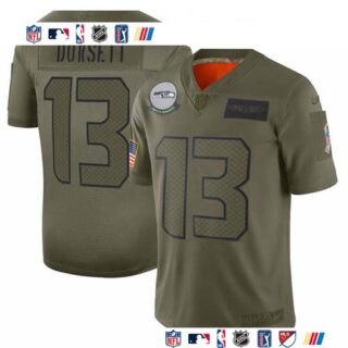Nike Seahawks #13 Phillip Dorsett Camo Men's Stitched NFL Limited 2019 Salute To Service Jersey