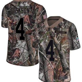 Nike Seahawks #4 Michael Dickson Camo Men's Stitched NFL Limited Rush Realtree Jersey