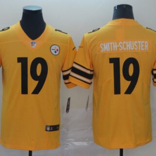 Nike Steelers 19 JuJu Smith-Schuster Gold Inverted Legend Limited Jersey