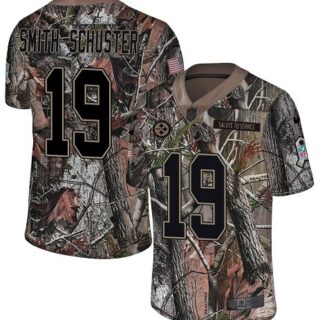Nike Steelers #19 JuJu Smith-Schuster Camo Men's Stitched NFL Limited Rush Realtree Jersey