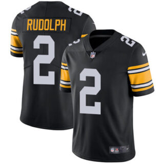 Nike Steelers #2 Mason Rudolph Black Alternate Men's Stitched NFL Vapor Untouchable Limited Jersey
