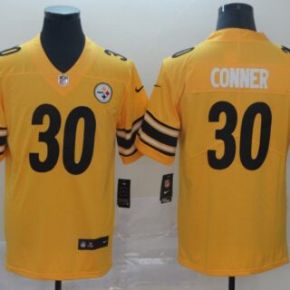 Nike Steelers 30 James Conner Gold Inverted Legend Limited Jersey