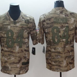 Nike Steelers 84 Antonio Brown Camo Salute To Service Limited Jersey