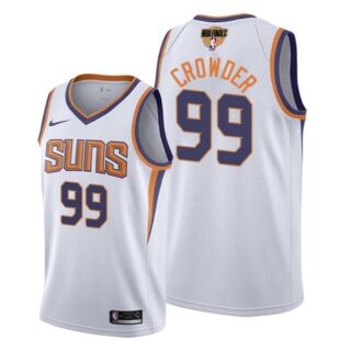 Nike Suns #99 Jae Crowder Men's 2021 NBA Finals Bound Swingman Association Edition Jersey White