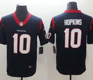 Nike Texans 10 DeAndre Hopkins Navy Vapor Untouchable Limited Jersey
