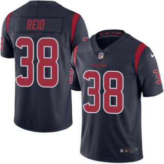 Nike Texans #38 Justin Reid Navy Blue Men's Stitched NFL Limited Rush Jersey