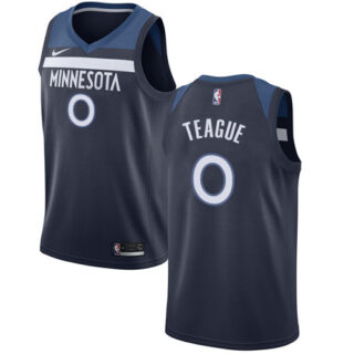 Nike Timberwolves #0 Jeff Teague Navy Blue NBA Swingman Icon Edition Jersey