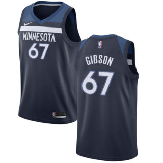 Nike Timberwolves #67 Taj Gibson Navy Blue NBA Swingman Icon Edition Jersey