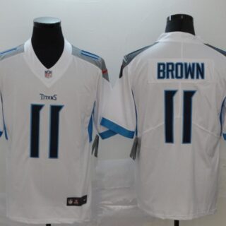 Nike Titans 11 A.J. Brown White New Vapor Untouchable Limited Jersey