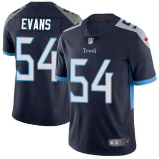 Nike Titans #54 Rashaan Evans Navy Blue Alternate Men's Stitched NFL Vapor Untouchable Limited Jersey