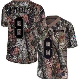 Nike Titans #8 Marcus Mariota Camo Men's Stitched NFL Limited Rush Realtree Jersey