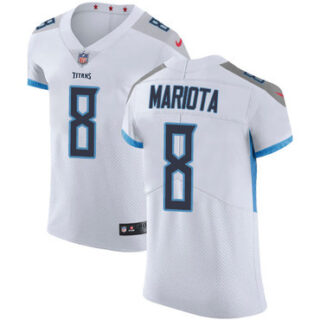 Nike Titans #8 Marcus Mariota White Men's Stitched NFL Vapor Untouchable Elite Jersey