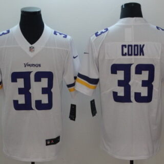 Nike Vikings 33 Dalvin Cook White Vapor Untouchable Limited Jersey