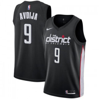 Nike Wizards #9 Deni Avdija Black NBA Swingman City Edition 2018 19 Jersey