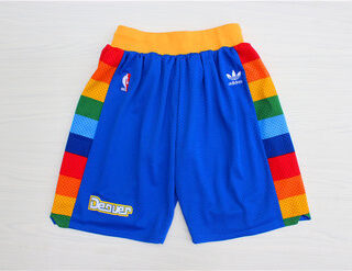 Nuggets Blue Hardwood Classics Shorts
