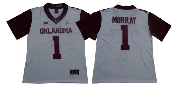 Oklahoma Sooners 1 Kyler Murray White 47 Game Winning Streak College Football Jersey