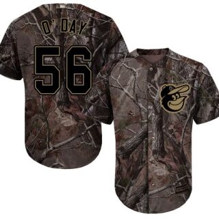 Orioles #56 Darren O'Day Camo Realtree Collection Cool Base Stitched Baseball Jersey