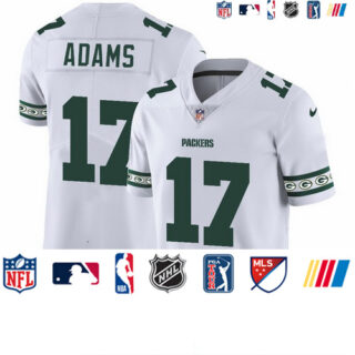 Packers 17 Davante Adams White 2019 New Vapor Untouchable Limited Jersey