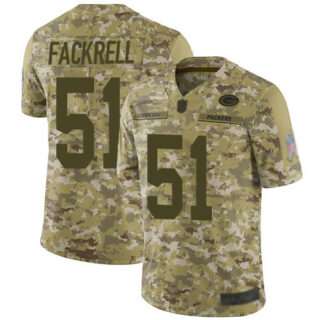Packers #51 Kyler Fackrell Camo Men's Stitched Football Limited 2018 Salute To Service Jersey