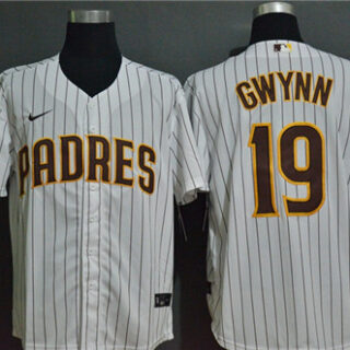 Padres 19 Tony Gwynn White 2020 Nike Cool Base Jersey