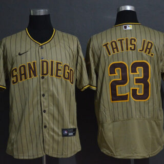 Padres 23 Fernando Tatis Jr. Brown Nike 2020 Flexbase Jersey