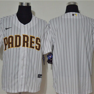 Padres Blank White Nike 2020 Cool Base Jersey