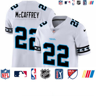Panthers 22 Christian McCaffrey White 2019 New Vapor Untouchable Limited Jersey
