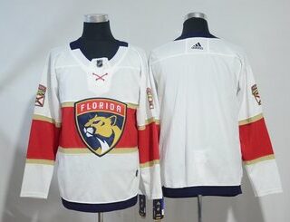 Panthers White Red Adidas Jersey
