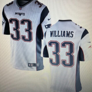 Patriots #33 Joejuan Williams White Vapor Limited Jersey