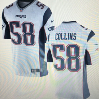 Patriots #58 Jamie Collins White Vapor limited Jersey