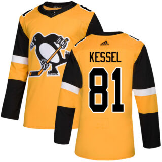 Penguins #81 Phil Kessel Gold Alternate Authentic Stitched Hockey Jersey