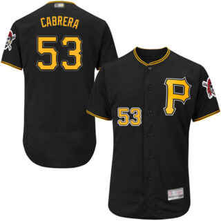 Pirates #53 Melky Cabrera Black Flexbase Authentic Collection Stitched Baseball Jersey