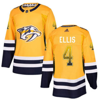 Predators 4 Ryan Ellis Gold Drift Fashion Adidas Jersey