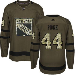 Rangers #44 Neal Pionk Green Salute to Service Stitched Hockey Jersey