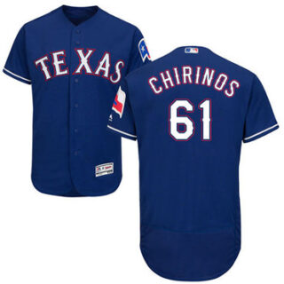Rangers #61 Robinson Chirinos Blue Flexbase Authentic Collection Stitched Baseball Jersey