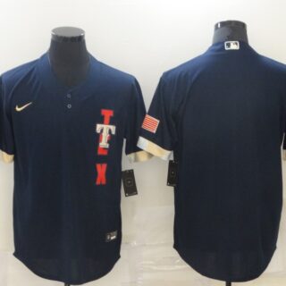 Rangers Blank Navy Nike 2021 MLB All-Star Cool Base Jersey